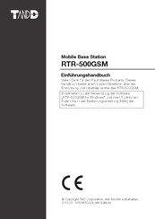 T&D RTR-501 Einführungshandbuch