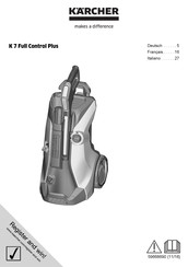 Kärcher K 7 Full Control Plus Originalbetriebsanleitung
