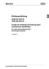 Audi 4M0 055 204 Einbauanleitung