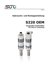 SUTO S220 OEM Gebrauchs- Und Montageanleitung