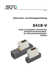 SUTO S418-V Gebrauchs- Und Montageanleitung