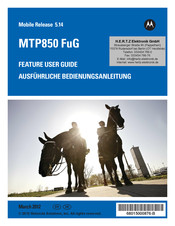 Motorola MTP850 FuG Ausführliche Bedienungsanleitung