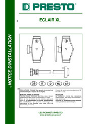 Presto ECLAIR XL Installationsanleitung