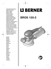 Berner BROS 150-2 Originalbetriebsanleitung