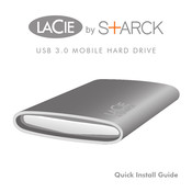 LaCie Starck Mobile USB 3.0 Kurzanleitung Zur Installation