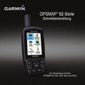Garmin GPSMAP 62sc Schnellstartanleitung