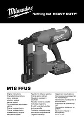 Milwaukee M18 FFUS Originalbetriebsanleitung