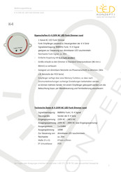 led konzept K-4 RGBW-RGB LED 4 Zonen Funk Fernbedienung Bedienungsanleitung
