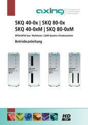 axing SKQ 40-0 Serie Betriebsanleitung