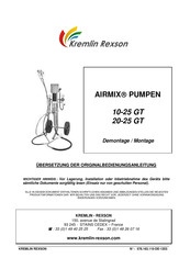 Kremlin-Rexson AIRMIX 10-25 GT Bersetzung Der Original Bedienungsanleitung