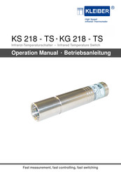 KLEIBER KG 218-TS Betriebsanleitung