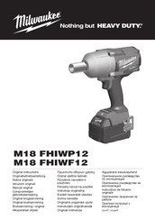 Milwaukee M18 FHIWP12 Originalbetriebsanleitung