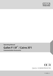 Msa Gallet F1 XF Bedienungsanleitung