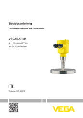 VEGA VEGABAR 81 Betriebsanleitung