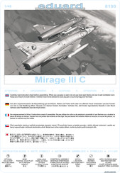 eduard Mirage III C Bedienungsanleitung
