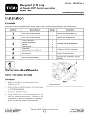 Toro 79019 Installationsanweisungen