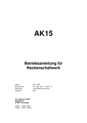 TR-Electronic AK-15 Betriebsanleitung