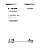 EINHELL Rt-TC 430 U Originalbetriebsanleitung