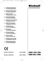 EINHELL 40.316.10 Bedienungsanleitung