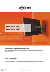 vogel's TVM 1220 Serie Installationsanleitung