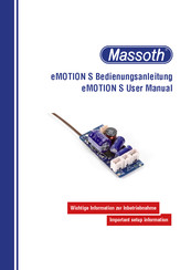 Massoth eMOTION S Bedienungsanleitung