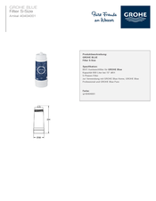 Grohe 40 430 Bedienungsanleitung