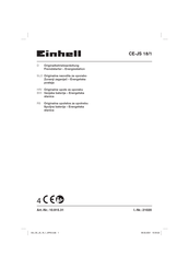 EINHELL CE-JS 18/1 Originalbetriebsanleitung