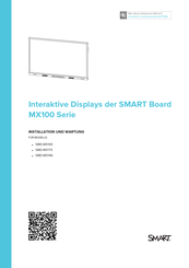 SMART MX100-Serie Installation Und Wartung