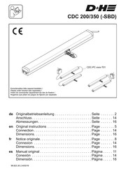 D+H CDC 200/350 Originalbetriebsanleitung