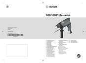 Bosch GSB 570 Professional Originalbetriebsanleitung