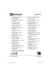 EINHELL TC-OS 1520 Originalbetriebsanleitung