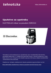Electrolux ESM33 serie Gebrauchsanweisung