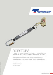 TEUFELBERGER ROPSTOP 3 Herstellerinformation Und Gebrauchsanleitung