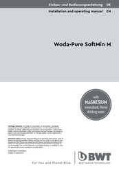 BWT Woda-Pure SoftMin M Einbau- Und Bedienungsanleitung