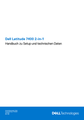 Dell P110G Einrichtungshandbuch