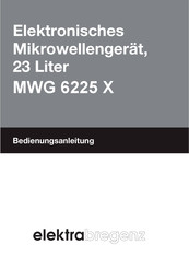 Elektrabregenz MWG 62252 X Bedienungsanleitung