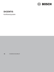 Bosch DICENTIS Installationshandbuch