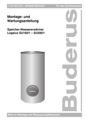 Buderus SU300/1 Montage- Und Wartungsanleitung