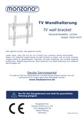monzana MZW F447T Bedienungsanleitung