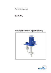 KSB ETA-VL Betriebs- Und Montageanleitung