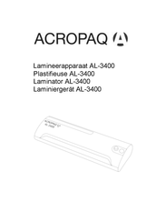 ACROPAQ AL-3400 Bedienungsanleitung