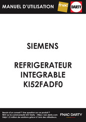 Siemens KI52FADF0 Gebrauchsanleitung