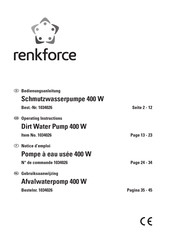Renkforce 1034026 Bedienungsanleitung