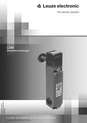 Leuze electronic L200 Originalbetriebsanleitung