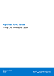 Dell OptiPlex 7000 Tower Einrichtung Und Technische Daten