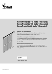 HAWA Frontslide 140 matic Planungs- Und Montageanleitung