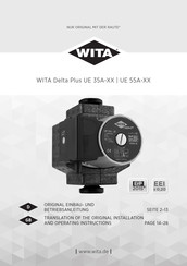 WITA Delta Plus UE 55A-25 Original Einbau- Und Betriebsanleitung