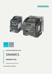 Siemens SINAMICS V20 Kompaktbetriebsanleitung
