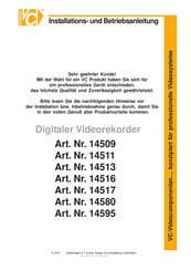 VC 14511 Installation Und Betriebsanleitung