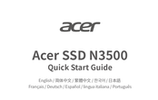 Acer SSD N3500 Schnellstartanleitung